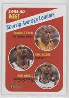 Shaquille O'Neal, Karl Malone, Chris Webber