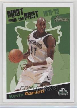 2000-01 Topps Heritage - Blast from the Past #BP2 - Kevin Garnett