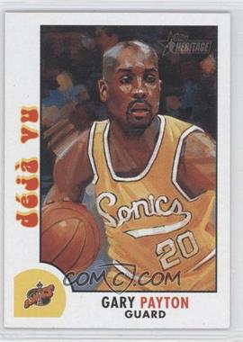 2000-01 Topps Heritage - Deja Vu #DV6 - Gary Payton