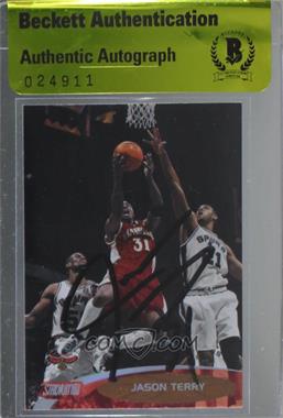 2000-01 Topps Stadium Club - [Base] #47 - Jason Terry [BAS Beckett Auth Sticker]