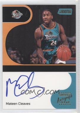 2000-01 Topps Stadium Club - Lone Star Signatures #LS-MC - Mateen Cleaves