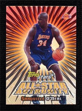 2000-01 Topps Stars - All-Star Authority #ASA2 - Shaquille O'Neal