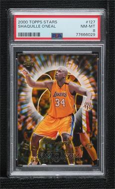 2000-01 Topps Stars - [Base] #127 - Shaquille O'Neal [PSA 8 NM‑MT]