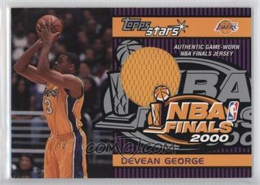 2000-01 Topps Stars - Game Jersey #TSR11H - Devean George