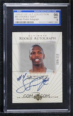 2000-01 UD Ultimate Collection - [Base] #80 - Ultimate Rookie Autograph - Stromile Swift /250 [SGC 96 MINT 9]