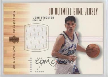 2000-01 UD Ultimate Collection - Ultimate Game Jersey - Bronze #JS-J - John Stockton