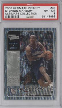 2000-01 Ultimate Victory - [Base] - Ultimate Collection #35 - Stephon Marbury /100 [PSA 8 NM‑MT]