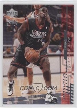 2000-01 Upper Deck - [Base] - Silver UD Exclusives #345 - Game Jersey Edition - Nazr Mohammed /100
