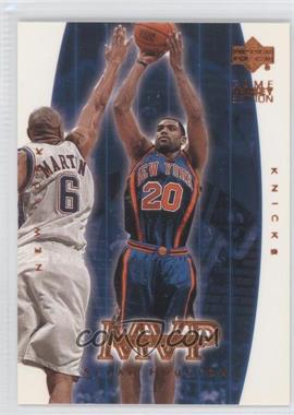 2000-01 Upper Deck - [Base] #408 - Game Jersey Edition - Allan Houston