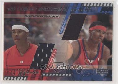 2000-01 Upper Deck - UD Combo Materials #QR-CM - Quentin Richardson