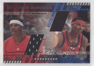 2000-01 Upper Deck - UD Combo Materials #QR-CM - Quentin Richardson