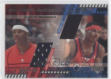 2000-01 Upper Deck - UD Combo Materials #QR-CM - Quentin Richardson