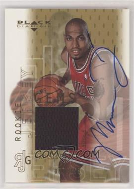 2000-01 Upper Deck Black Diamond - [Base] - Gold Rookie Jersey Gems Autograph #125A - Marcus Fizer /150