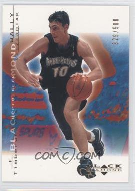 2000-01 Upper Deck Black Diamond - [Base] - Gold #50 - Wally Szczerbiak /500