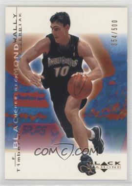 2000-01 Upper Deck Black Diamond - [Base] - Gold #50 - Wally Szczerbiak /500