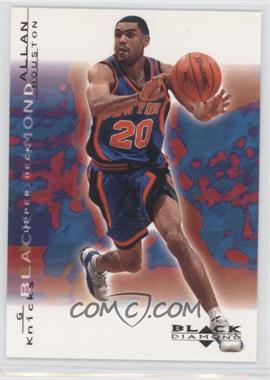 2000-01 Upper Deck Black Diamond - [Base] #55 - Allan Houston