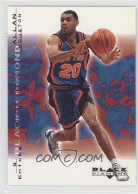 2000-01 Upper Deck Black Diamond - [Base] #55 - Allan Houston