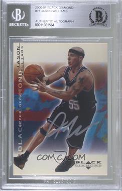 2000-01 Upper Deck Black Diamond - [Base] #71 - Jason Williams [BAS BGS Authentic]