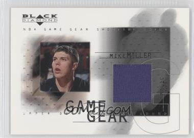 2000-01 Upper Deck Black Diamond - Game Gear #MM - Mike Miller