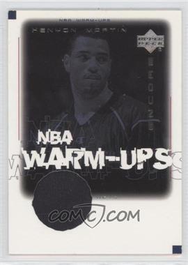 2000-01 Upper Deck Encore - NBA Warm-Ups #KM-W - Kenyon Martin