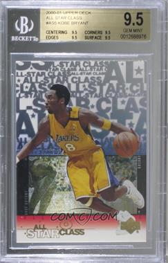 2000-01 Upper Deck Game Jersey Edition - All-Star Class #AS5 - Kobe Bryant [BGS 9.5 GEM MINT]