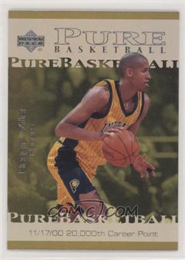 2000-01 Upper Deck Game Jersey Edition - Pure Basketball #PB8 - Reggie Miller