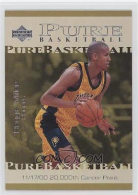 2000-01 Upper Deck Game Jersey Edition - Pure Basketball #PB8 - Reggie Miller