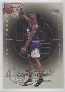 2000-01 Upper Deck Game Jersey Edition - Rookie Focus #RF8 - DeShawn Stevenson [EX to NM]