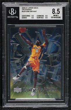 2000-01 Upper Deck Game Jersey Edition - Unleashed! #U8 - Kobe Bryant [BGS 8.5 NM‑MT+]