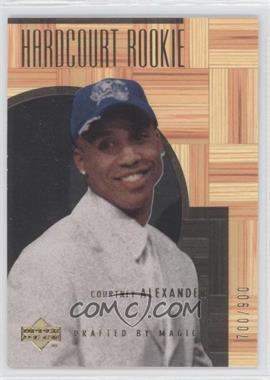 2000-01 Upper Deck Hardcourt - [Base] #68 - Hardcourt Rookie - Courtney Alexander /900