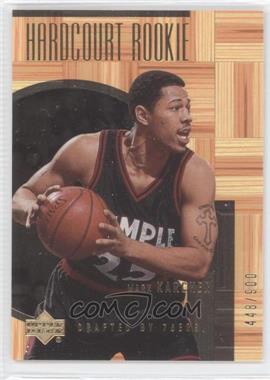 2000-01 Upper Deck Hardcourt - [Base] #95 - Hardcourt Rookie - Mark Karcher /900