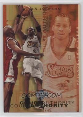 2000-01 Upper Deck Hardcourt - Court Authority #CA2 - Allen Iverson