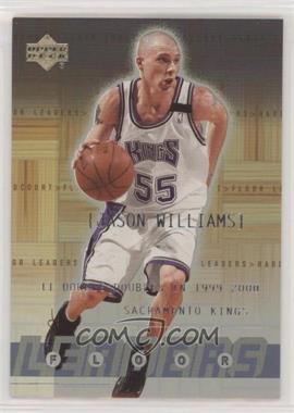 2000-01 Upper Deck Hardcourt - Floor Leaders #FL8 - Jason Williams