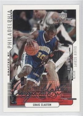 2000-01 Upper Deck MVP - [Base] - Silver Script #211 - Craig Claxton