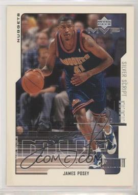 2000-01 Upper Deck MVP - [Base] - Silver Script #44 - James Posey [Noted]
