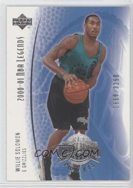 2000-01 Upper Deck NBA Legends - [Base] #100 - Will Solomon /3250