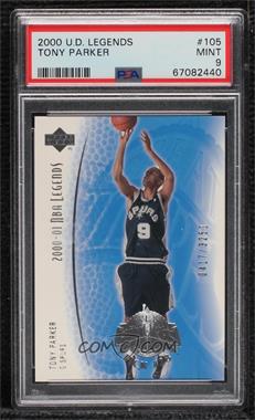 2000-01 Upper Deck NBA Legends - [Base] #105 - Tony Parker /3250 [PSA 9 MINT]