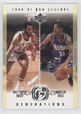 2000-01 Upper Deck NBA Legends - Generations #G3 - Ray Allen, Walt Frazier