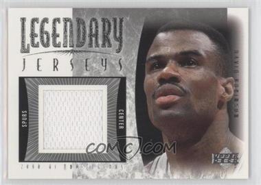 2000-01 Upper Deck NBA Legends - Legendary Jerseys #DA-J - David Robinson