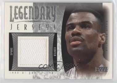 2000-01 Upper Deck NBA Legends - Legendary Jerseys #DA-J - David Robinson [EX to NM]
