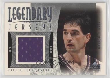 2000-01 Upper Deck NBA Legends - Legendary Jerseys #JS-J - John Stockton