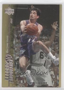 2000-01 Upper Deck NBA Legends - Record Producers #RP2 - John Stockton