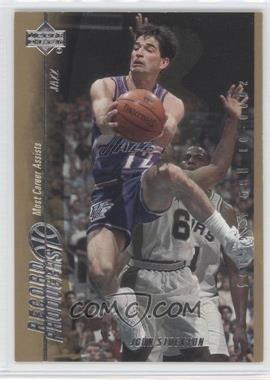 2000-01 Upper Deck NBA Legends - Record Producers #RP2 - John Stockton