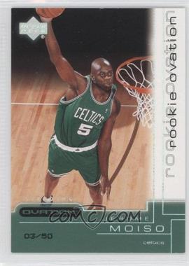 2000-01 Upper Deck Ovation - [Base] - Standing Ovation #71 - Jerome Moiso /50