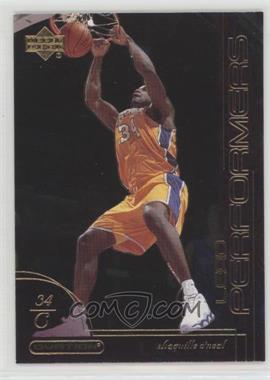 2000-01 Upper Deck Ovation - Lead Performers #LP1 - Shaquille O'Neal