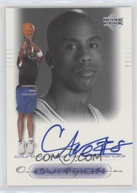 2000-01 Upper Deck Ovation - Ovation Signatures #CA - Courtney Alexander