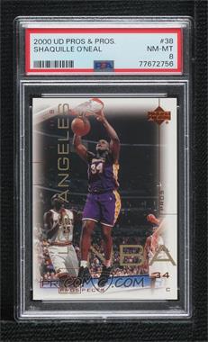 2000-01 Upper Deck Pros & Prospects - [Base] #38 - Shaquille O'Neal [PSA 8 NM‑MT]