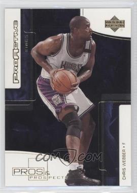 2000-01 Upper Deck Pros & Prospects - ProActive #PA6 - Chris Webber