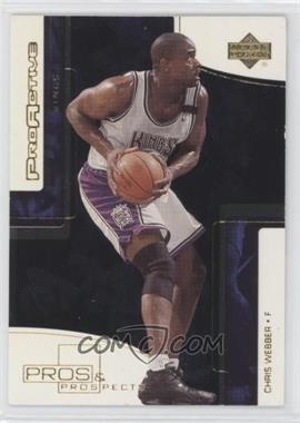 2000-01 Upper Deck Pros & Prospects - ProActive #PA6 - Chris Webber