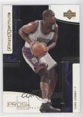 2000-01 Upper Deck Pros & Prospects - ProActive #PA6 - Chris Webber